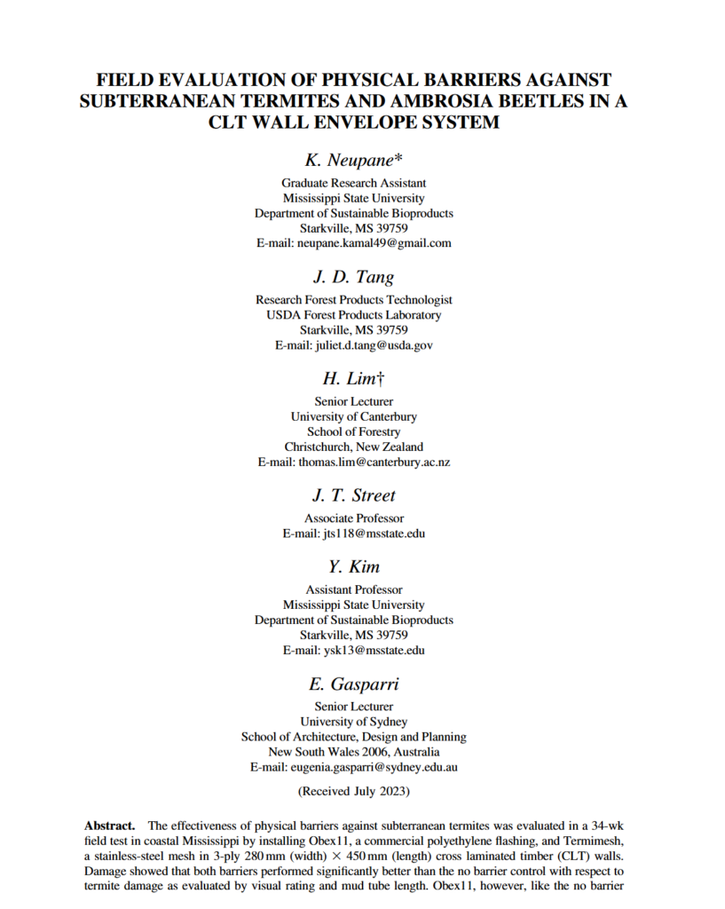 L.J. Markwardt Award